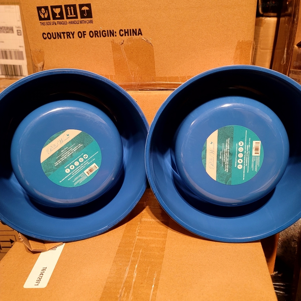 Pioneer Woman Charming Check Large Pet Bowls - Picture 4 of 4